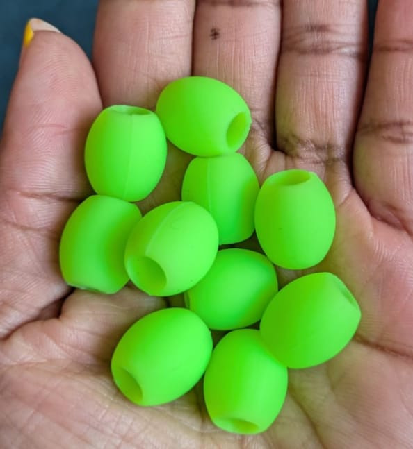 Neon Green Beads